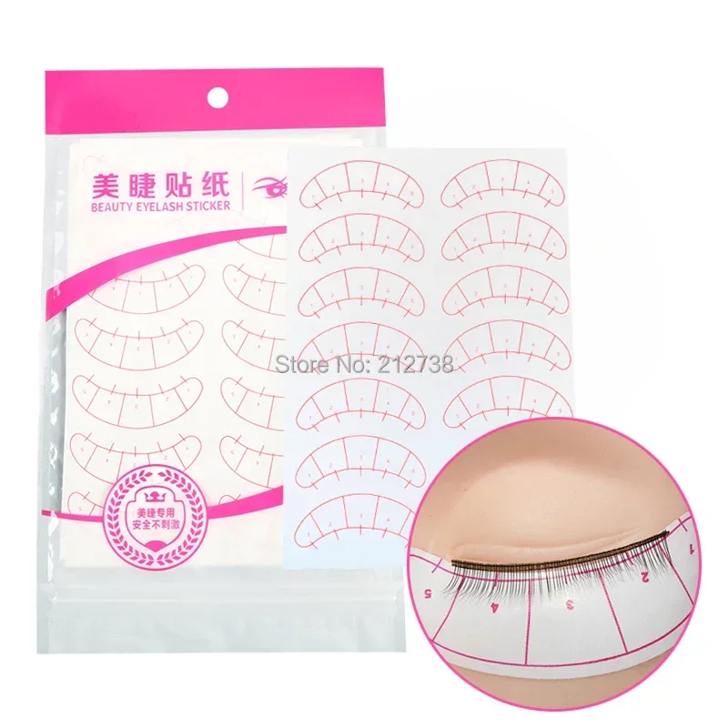 Beauty Makeup Tools Use - 140 adet kirpik göz pedleri altında