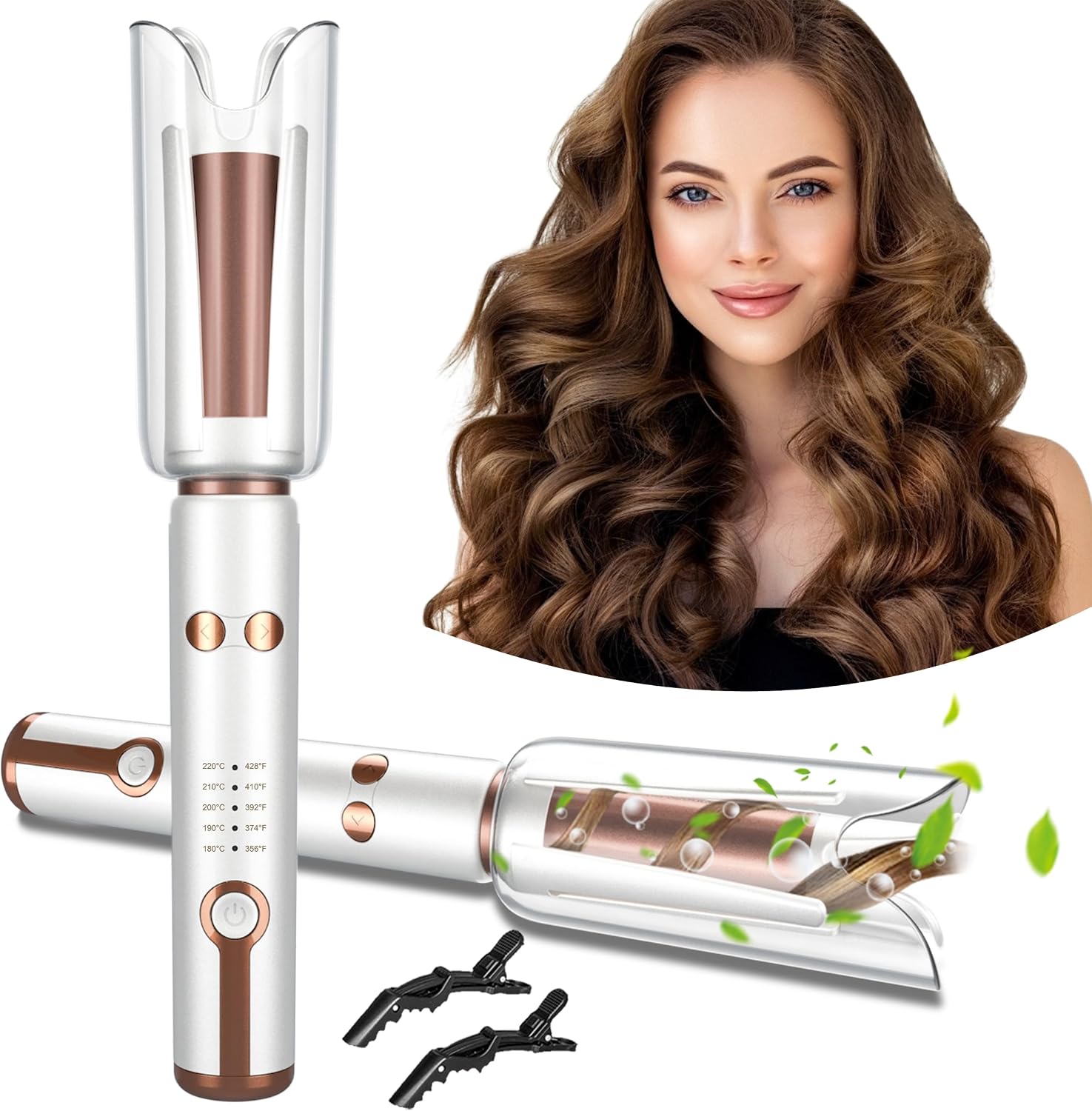 Hair Curling Wand - Otomatik Dönen Saç Maşası - Plaj