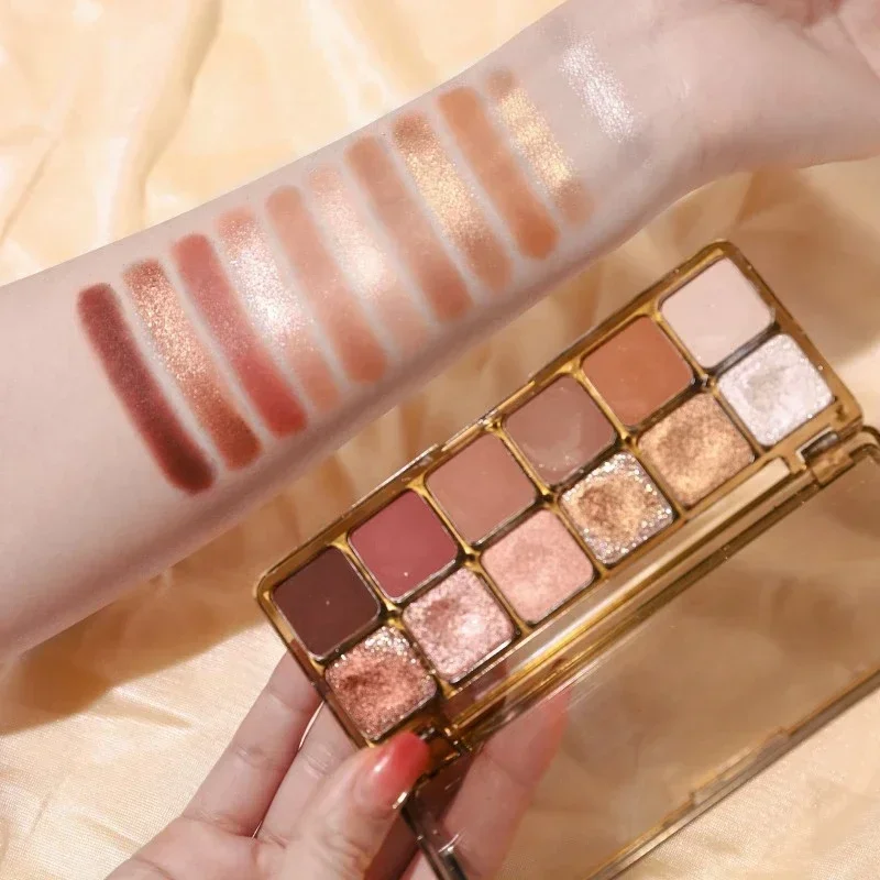 Beauty Makeup Eyeshadow Palette - 12 renkler Glitter göz farı paleti