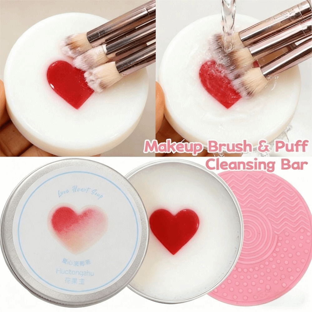 Cosmetic Sponge - Derin Temizlik Makyaj Fırçası Temizleyici Sabun