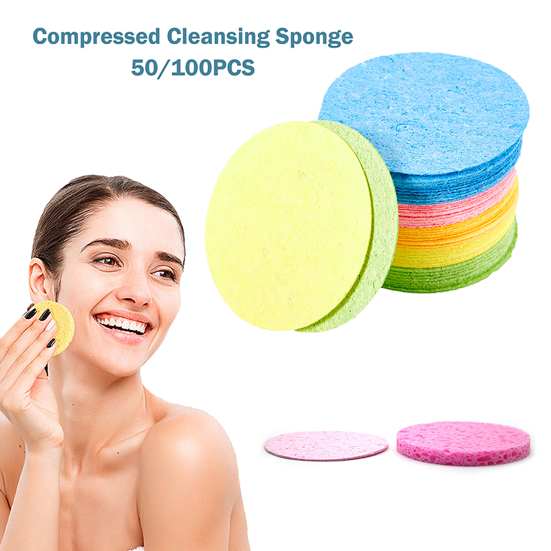 Kiss Beauty Makeup Remover - 50/100 adet sıkıştırılmış doğal selüloz yüz