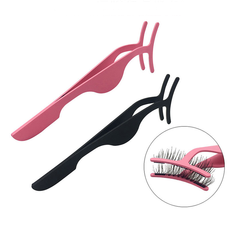 Beauty Makeup Tools Use - 2 adet sahte kirpik cımbız profesyonel
