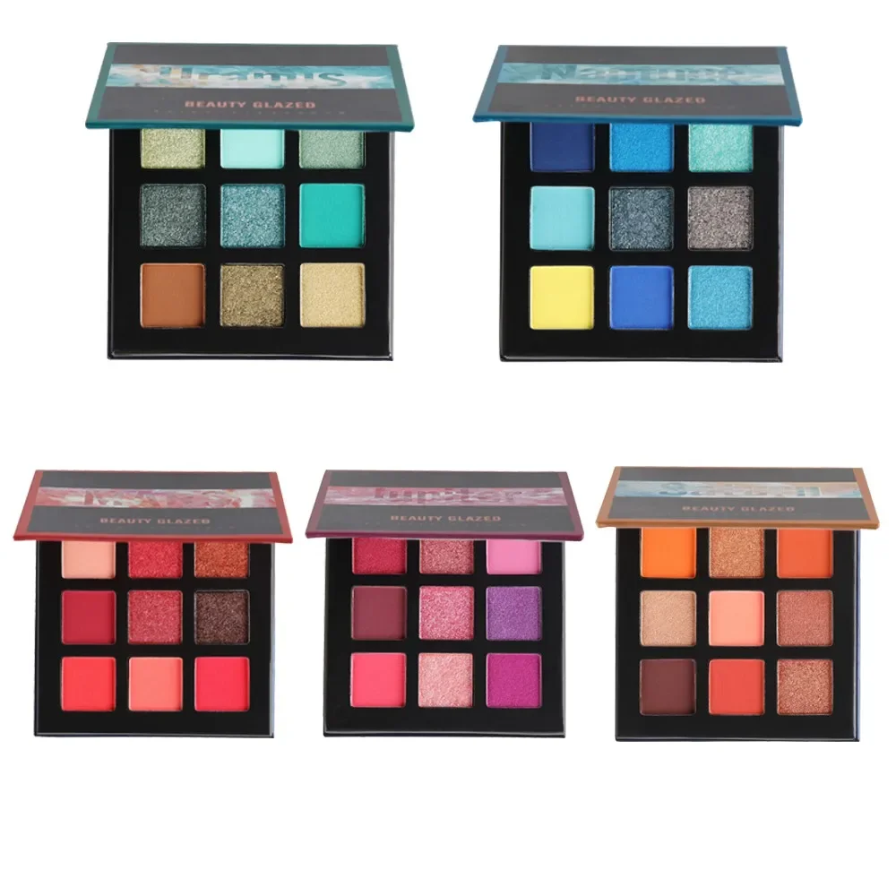 Beauty Makeup Eyeshadow Palette - Güzellik SIRLI Göz Farı Paleti 9