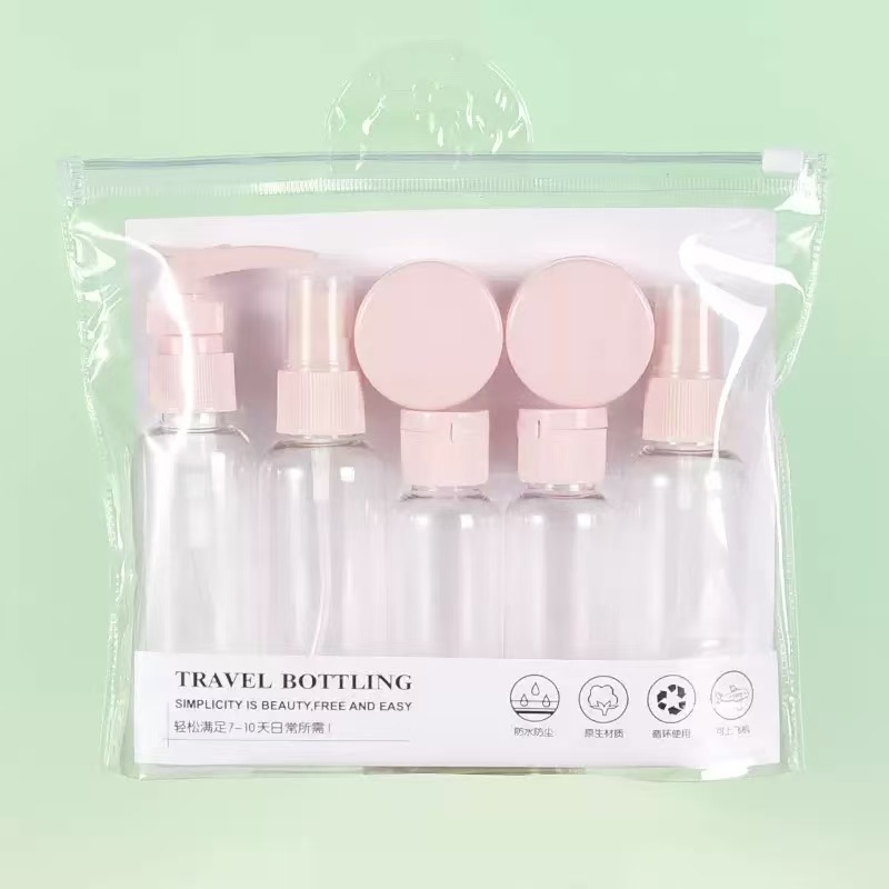 Setting Spray - 7 adet seyahat şişe çantası yıkama
