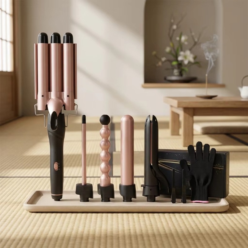 Hair Curling Wand - Lüks 5'i 1 Arada Seramik Saç