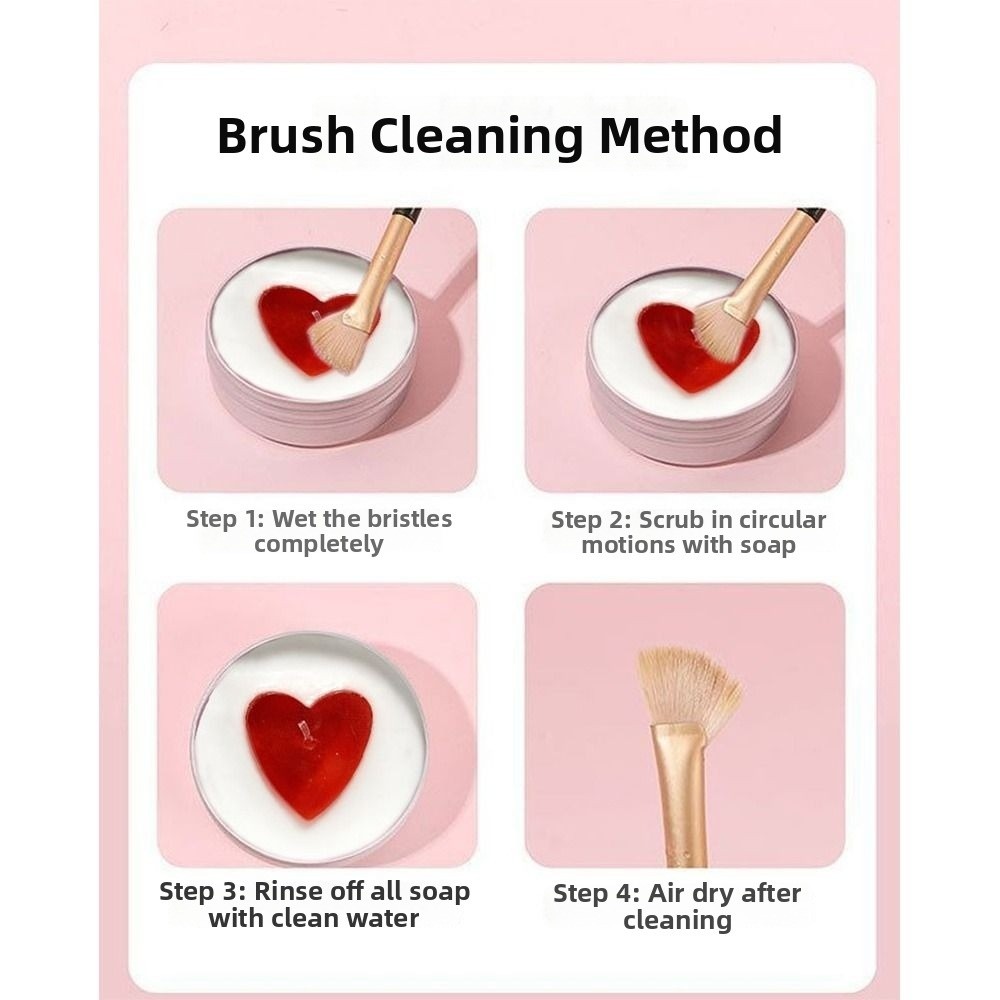 Cosmetic Sponge - Derin Temizlik Makyaj Fırçası Temizleyici Sabun