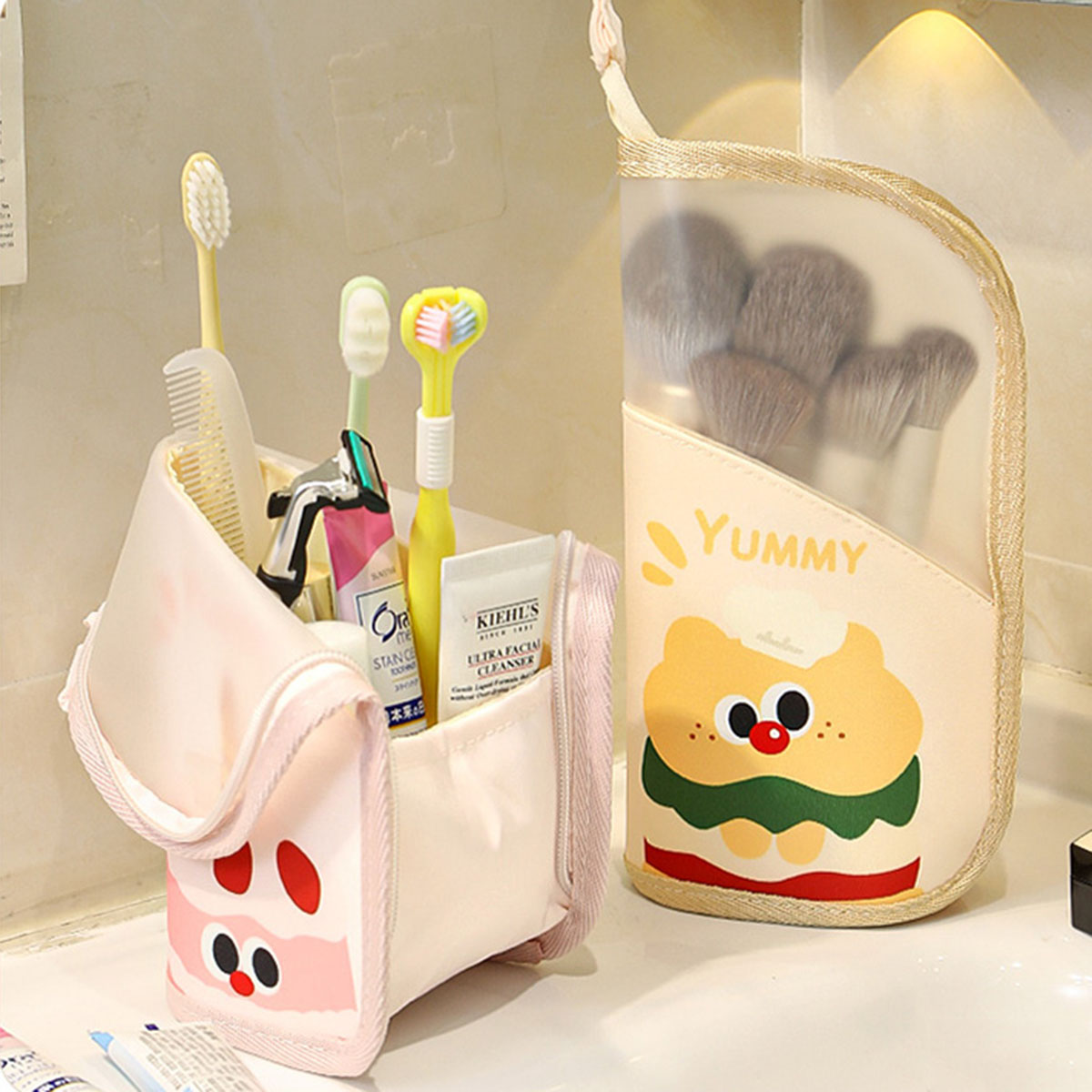 Makeup Organizer - 1 adet kozmetik çantası seyahat standı