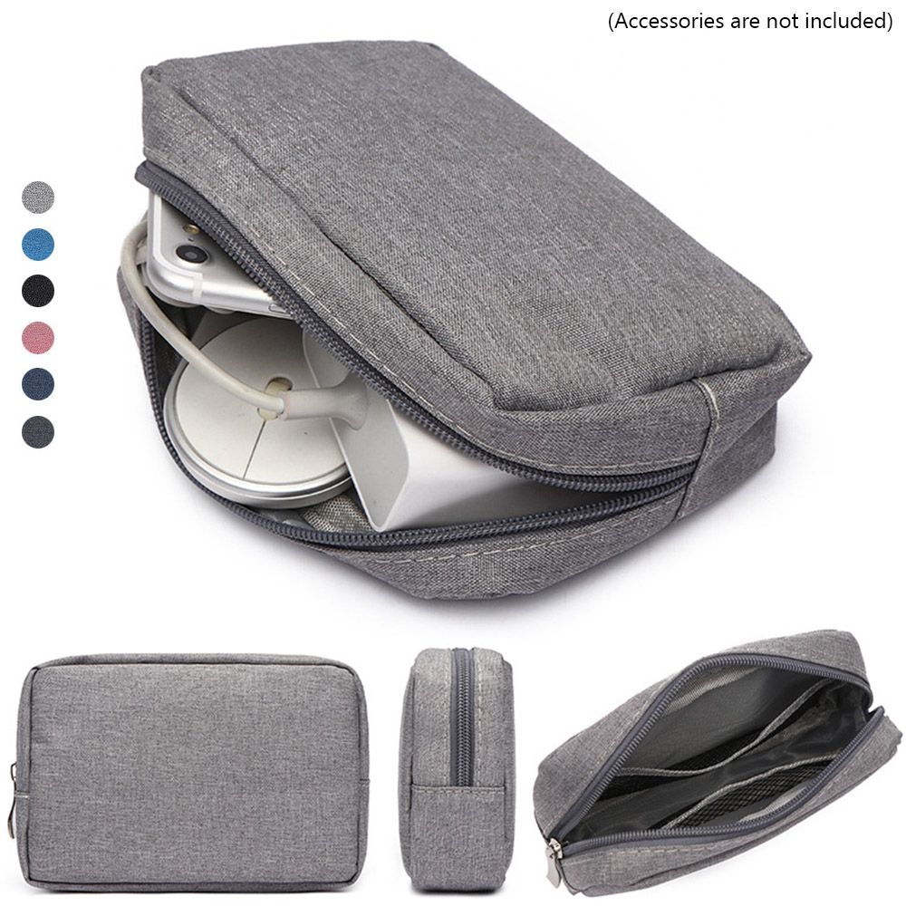 Makeup Organizer - Taşınabilir USB Kablosu Kulaklık Organizatör Saklama