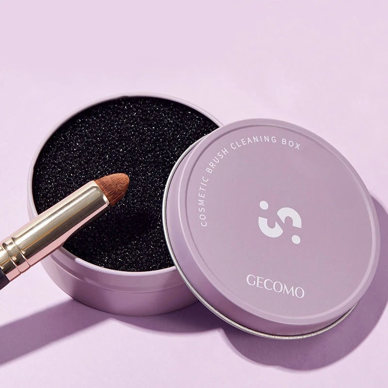 Cosmetic Sponge - Makyaj Fırçası Temizleme Kutusu Hızlı Temizleme