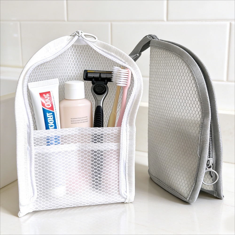Makeup Organizer - Fileli Tuvalet Çantası Nefes Alabilen Hızlı