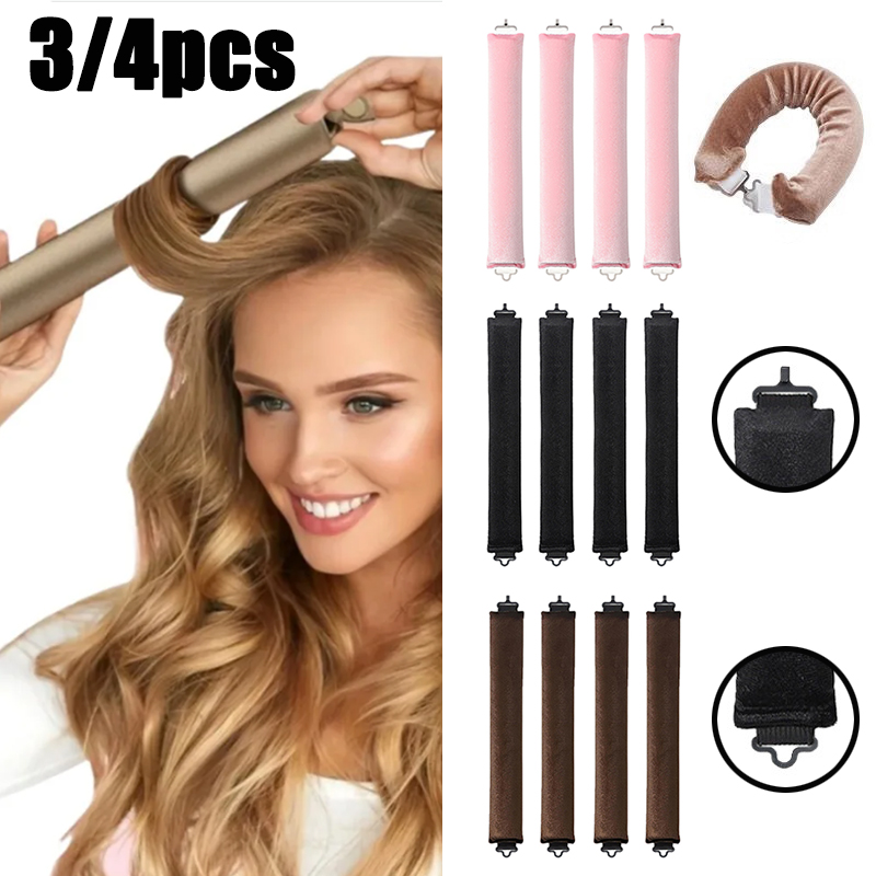 Hair Curling Wand - 3/4 adet Isı Yok Saç Bigudisi