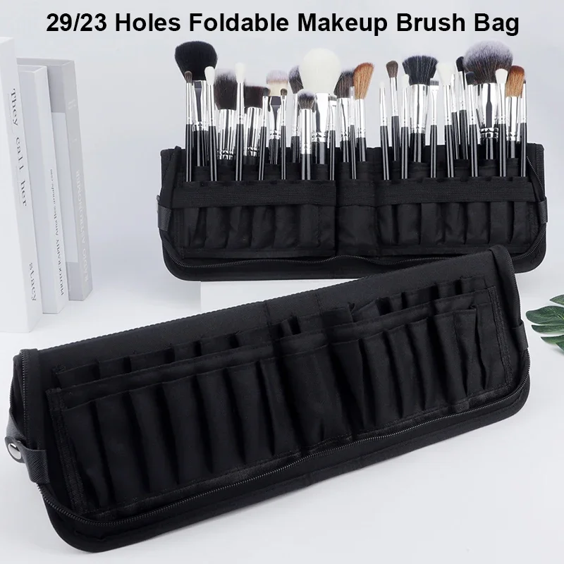 Beauty Makeup Women - 29/23 Delik Katlanabilir Makyaj Fırça Çantası