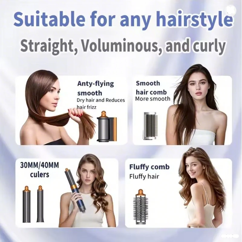 Hair Curling Wand - SenCiciMen 6'sı 1 Arada Çok Fonksiyonlu