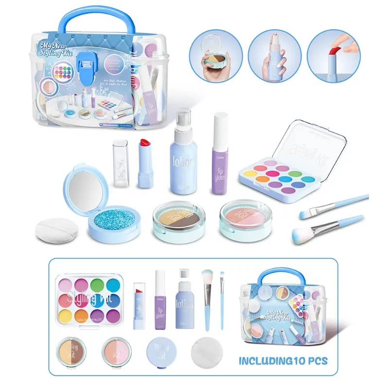 Beauty Makeup Set For Kids - Çocuk Oyun Evi Simülasyon Makyaj Oyuncakları,
