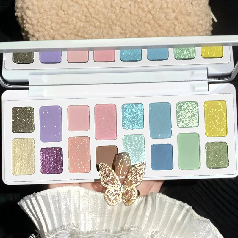 Beauty Makeup Eyeshadow Palette - K'APEINE 16 Renkli Far Paleti Doğal