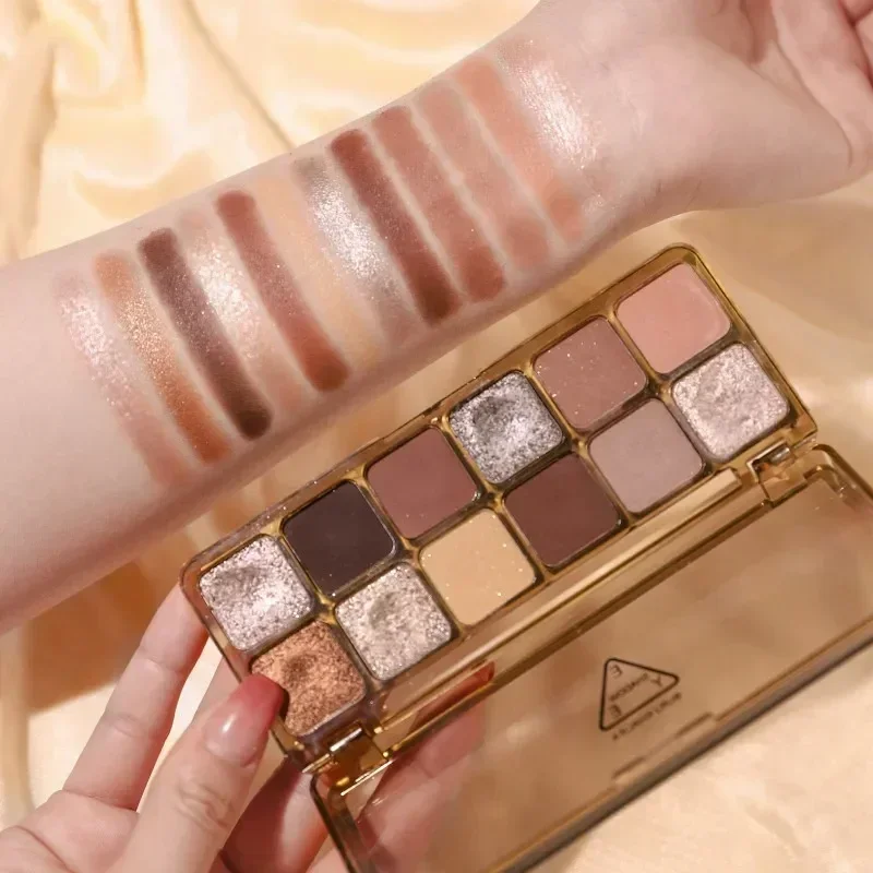 12 renkler Glitter göz farı pa - Beauty Makeup Eyeshadow Palette incelemesi ve fiyatı
