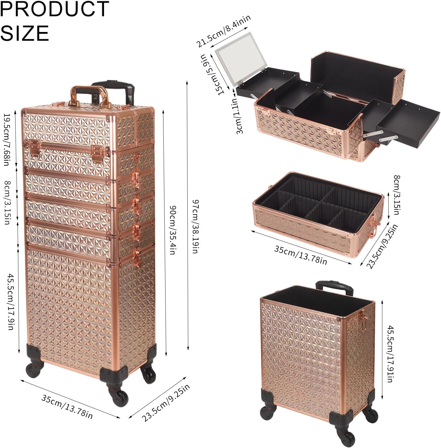 Profesyonel Tekerlekli Makyaj  - Makeup Organizer incelemesi ve fiyatı