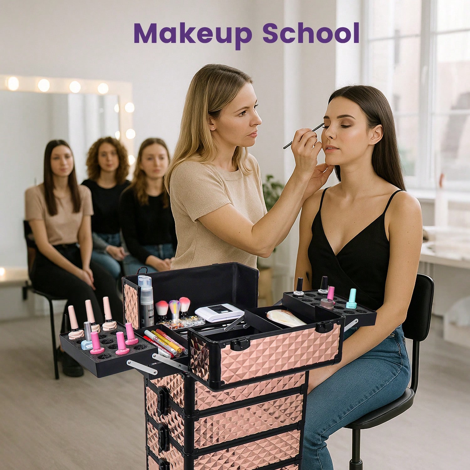 4'ü 1 Arada Tekerlekli Makyaj  - Makeup Organizer incelemesi ve fiyatı
