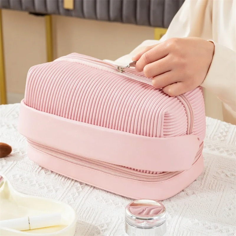Sevimli Düz Renk PU Deri Makya - Makeup Organizer incelemesi ve fiyatı