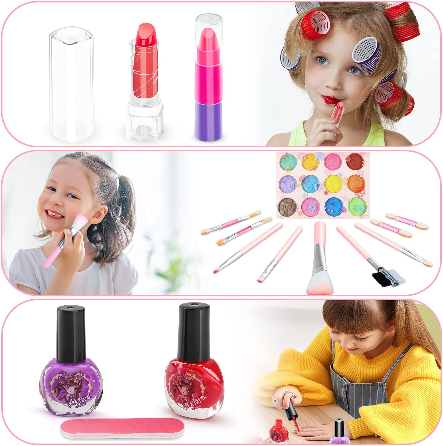 Çocuklar makyaj oyuncak seti k - Beauty Makeup Set For Kids incelemesi ve fiyatı