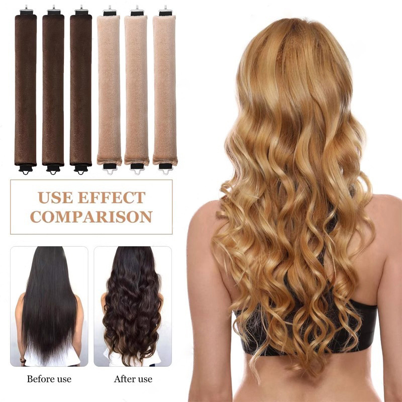3/4 adet Isı Yok Saç Bigudisi  - Hair Curling Wand incelemesi ve fiyatı