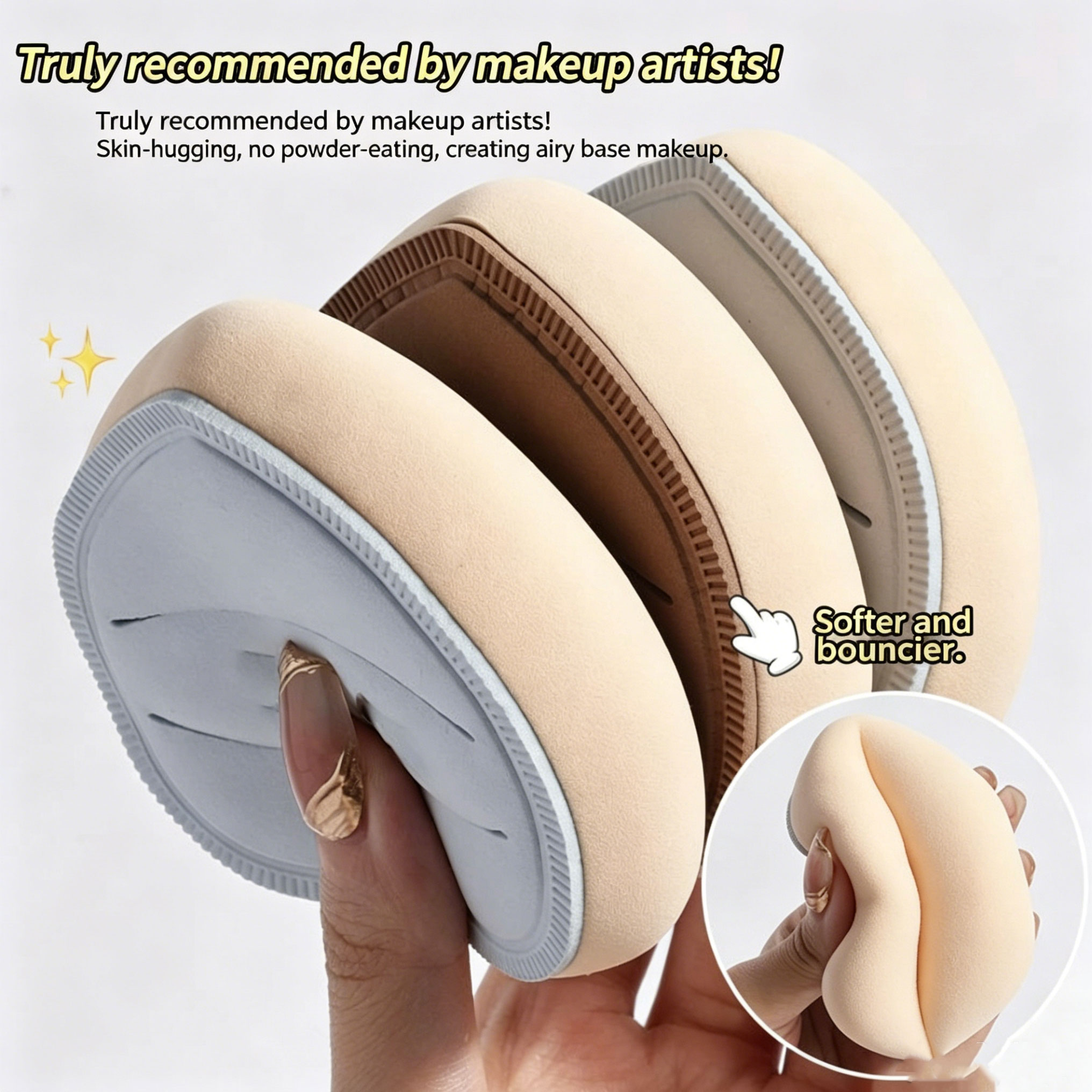 1 adet süper kalın kozmetik pu - Beauty Makeup Tools Use incelemesi ve fiyatı