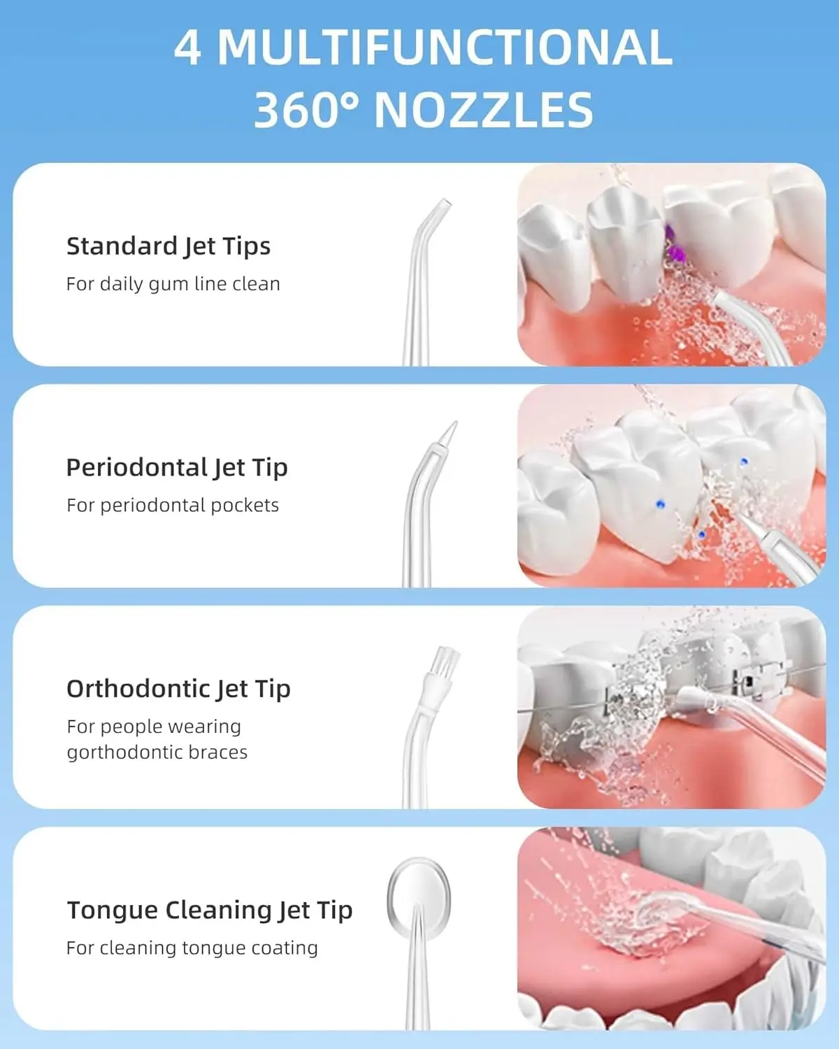 Oral Irrigator Taşınabilir Su  - Micellar Water Cleanser incelemesi ve fiyatı