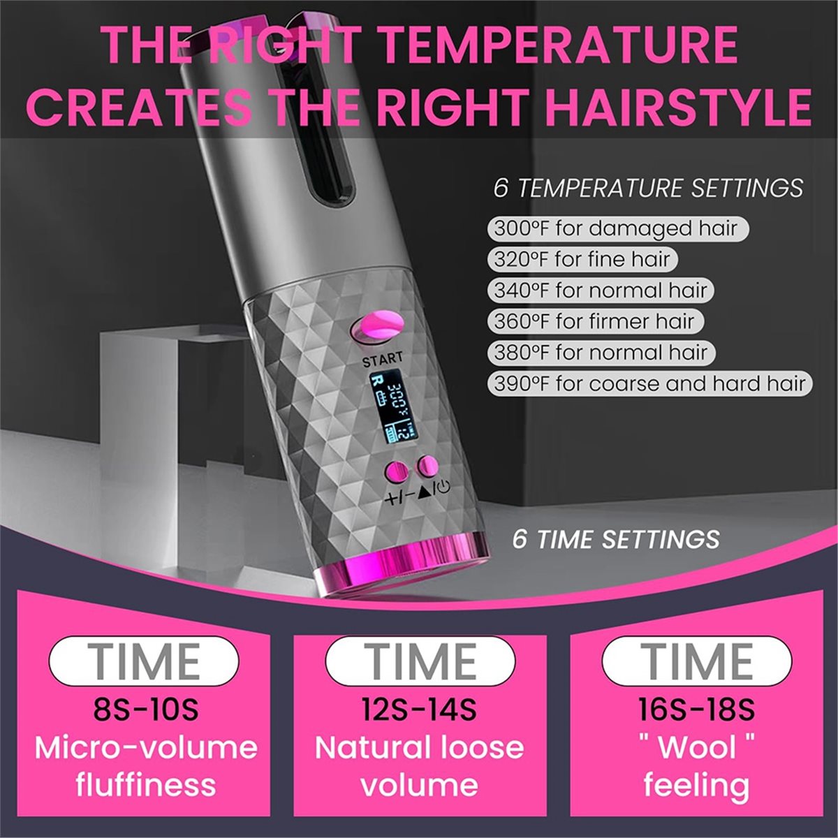 N18R Kablosuz Saç Maşası Plaj  - Hair Curling Wand incelemesi ve fiyatı